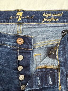 7 For All Mankind Dark Wash Denim Jeans Ankle